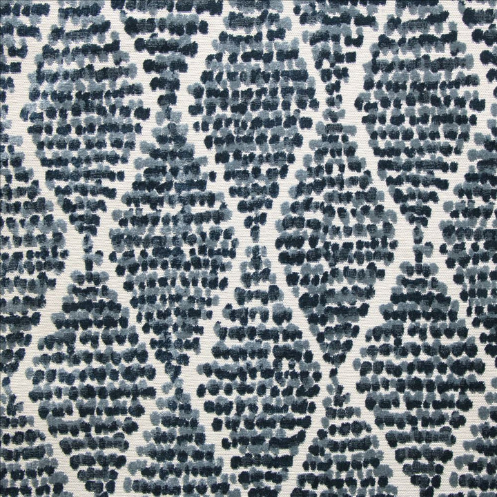 Sorriso Indigo  by Kasmir Fabric 1477 76% Rayon 24% Polyester  CHINA  </p><p>Repeat: Horizontal: 13 7/8 inches and Vertical: 35 3/8 inches 55  - Fabric Carolina -