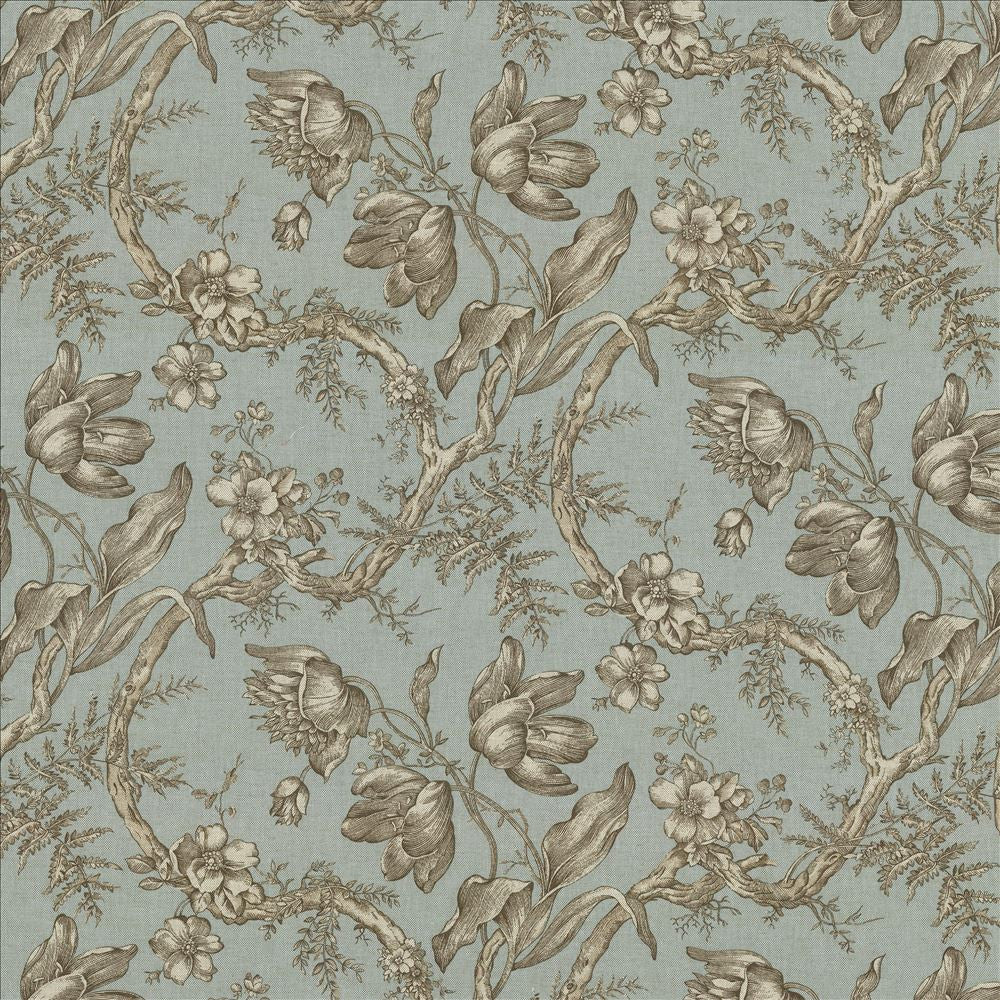Southwood Aqua by Kasmir Fabric 5082 89% Cotton 11% Rayon USA 15,000 Wyzenbeek Double Rubs Horizontal: 27 inches and Vertical: 18 inches 54 - Fabric Carolina -