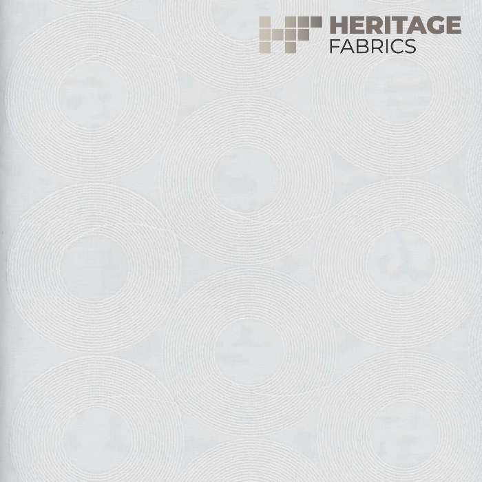 Spheres Winter White by Heritage Fabric - USA or Imported Horizontal: and Vertical: - Fabric Carolina -