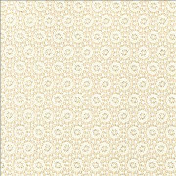Spinner Alabaster by Kasmir Fabric 1443 100% Polyester INDIA Not Tested H: 1 7/8 inches, V: 1 inches 55 - 56 - Fabric Carolina - Kasmir