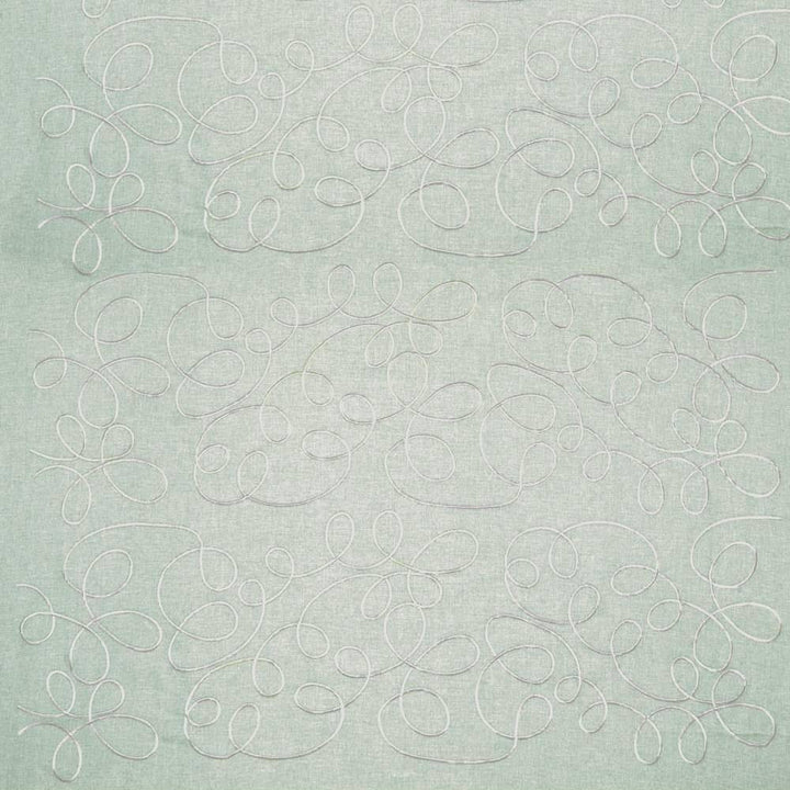 Spirogyro Aloe by Kasmir Fabric 1388 CHINA Not Tested H: 42 inches, V:15 6/8 inches 57 - 58 - Fabric Carolina - Kasmir