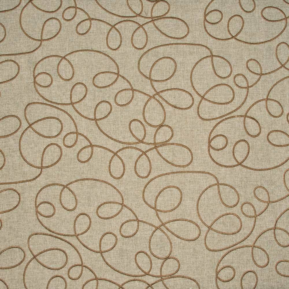 Spirogyro Cafe by Kasmir Fabric 1386 CHINA Not Tested H: 42 inches, V:15 6/8 inches 57 - 58 - Fabric Carolina - Kasmir