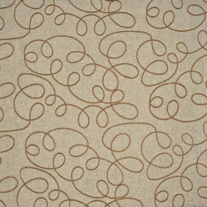 Spirogyro Cafe by Kasmir Fabric 1386 CHINA Not Tested H: 42 inches, V:15 6/8 inches 57 - 58 - Fabric Carolina - Kasmir