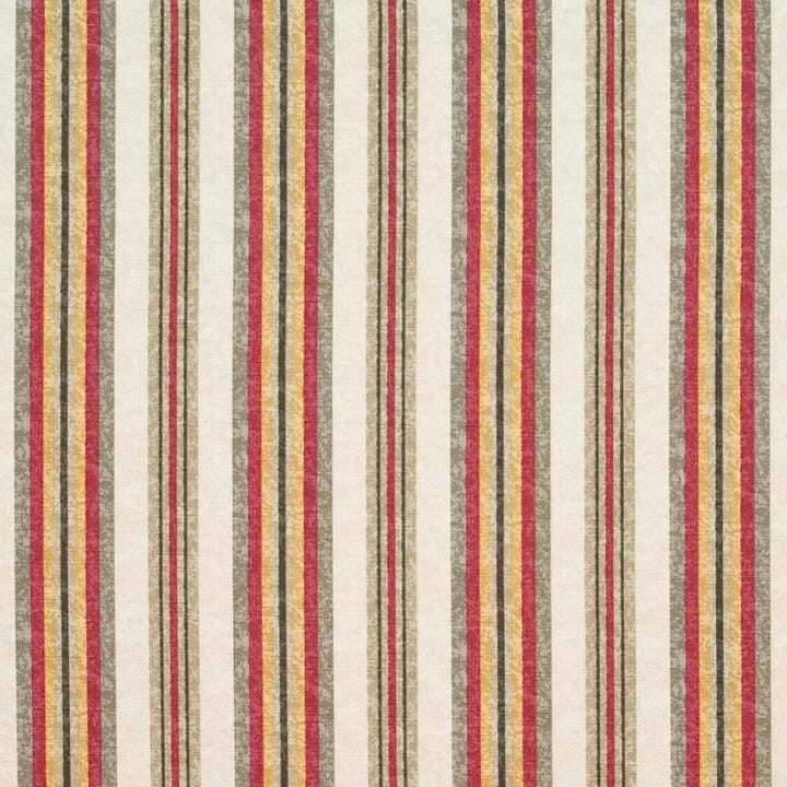 Splash Stripe Campari  by Kasmir Fabric See sample 100% Cotton
 KOREA 15,000 Wyzenbeek Double Rubs </p><p>Repeat: Horizontal: 6 6/8 inches and Vertical: N/A 54  - Fabric Carolina -