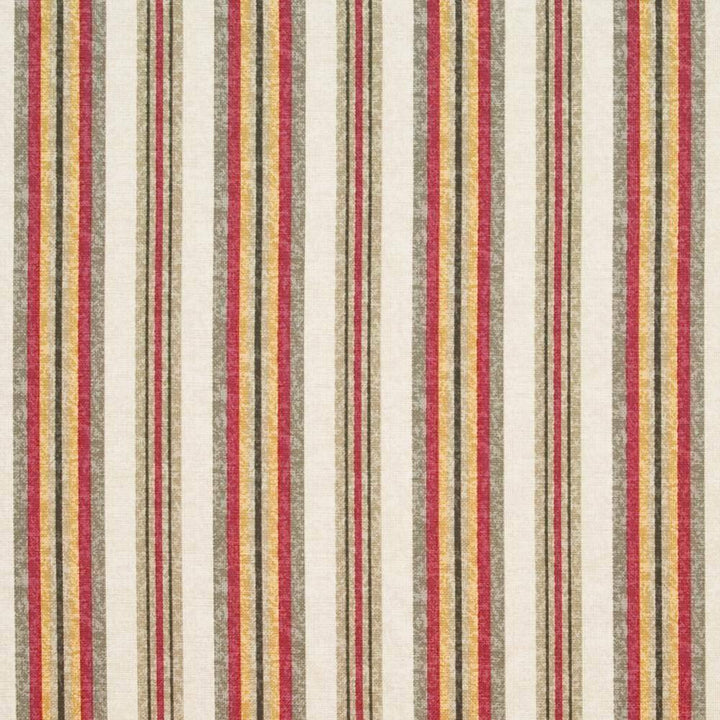 Splash Stripe Campari by Kasmir Fabric 1400 KOREA 15,000 Wyzenbeek Double Rubs H: 6 6/8 inches, V:N/A 54 - 55 - Fabric Carolina - Kasmir