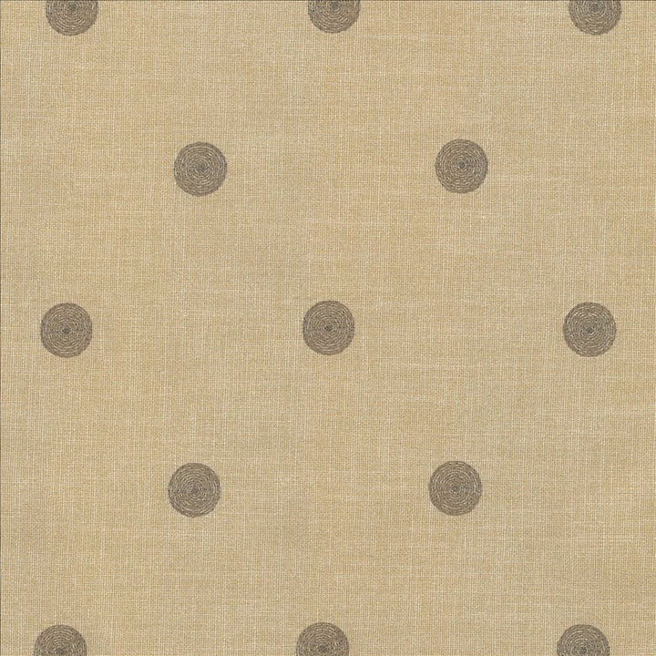 Spot The Dots Desert by Kasmir Fabric 1437 100% Polyester
Embroidery
100% Rayon
 INDIA </p><p>Repeat: Horizontal: 5 inches and Vertical: 4 2/8 inches 51 - 55 - Fabric Carolina -