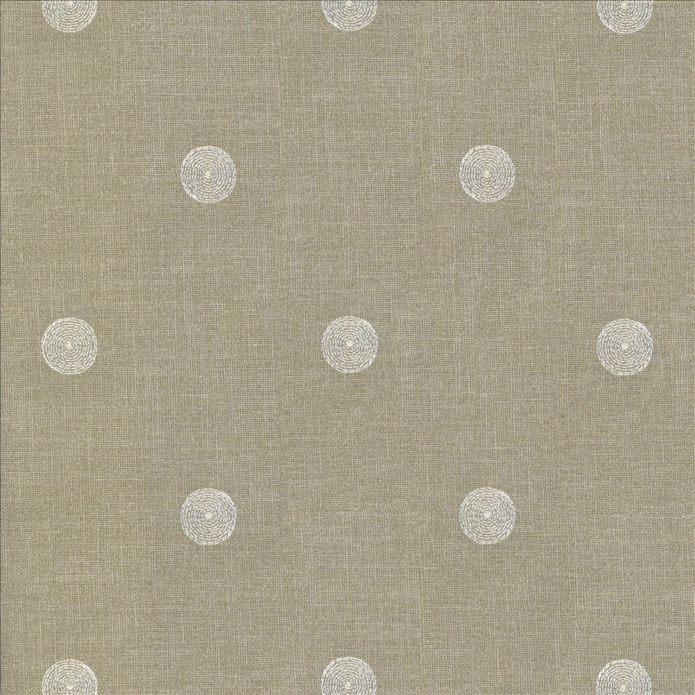 Spot The Dots Limestone by Kasmir Fabric 1437 100% Polyester
Embroidery
100% Rayon
 INDIA </p><p>Repeat: Horizontal: 5 inches and Vertical: 4 2/8 inches 51 - 55 - Fabric Carolina -