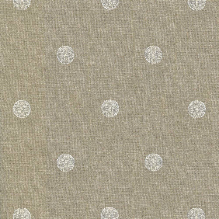 Spot The Dots Limestone by Kasmir Fabric 1437 INDIA 30,000 Wyzenbeek Double Rubs H: 5 inches, V:4 2/8 inches 54 - 55 - Fabric Carolina - Kasmir