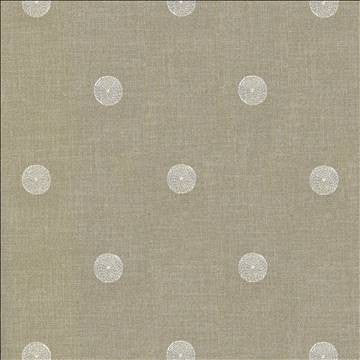Spot The Dots Limestone by Kasmir Fabric 1437 100% Polyester Embroidery Contents 100% Rayon INDIA 30,000 Wyzenbeek Double Rubs H: 5 inches, V: 4 2/8 inches 51 - 55 - Fabric Carolina - Kasmir