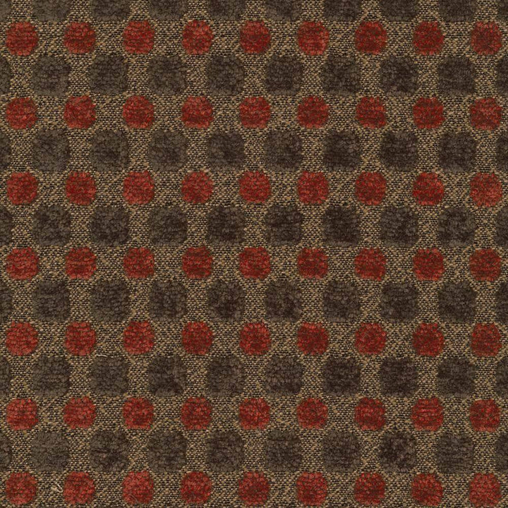 Spotted Recently Chocolate by Kasmir Fabric 1387 CHINA 12,000 Wyzenbeek Double Rubs H: 5/8 inches, V:6/8 inches 57 - Fabric Carolina - Kasmir