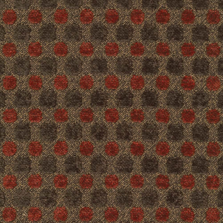 Spotted Recently Chocolate by Kasmir Fabric 1387 61% Rayon
39% Polyester
 CHINA 12,000 Wyzenbeek Double Rubs Horizontal: 5/8 inches and Vertical: 6/8 inches 57 - Fabric Carolina -
