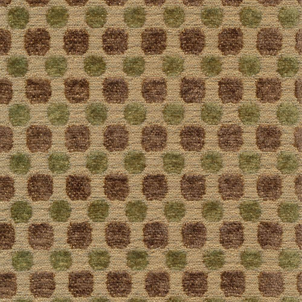 Spotted Recently Sage by Kasmir Fabric 1390 CHINA 12,000 Wyzenbeek Double Rubs H: 5/8 inches, V:6/8 inches 57 - Fabric Carolina - Kasmir