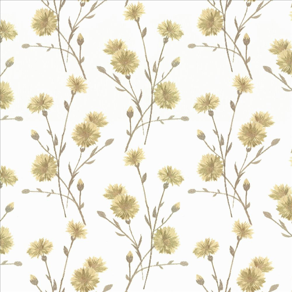 Sprightly Chamomile by Kasmir Fabric 1466 52% Cotton
48% Polyester
 INDIA 30,000 Wyzenbeek Double Rubs </p><p>Repeat: Horizontal: 10 3/8 inches and Vertical: 9 2/8 inches 51 - Fabric Carolina -