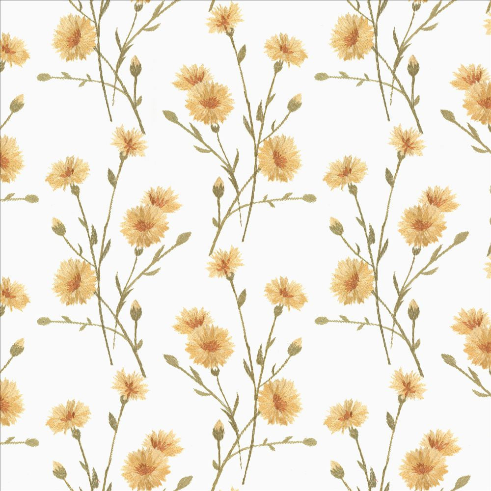 Sprightly Daisy by Kasmir Fabric 1468 52% Cotton
48% Polyester
 INDIA </p><p>Repeat: Horizontal: 10 3/8 inches and Vertical: 9 2/8 inches 54 - Fabric Carolina -