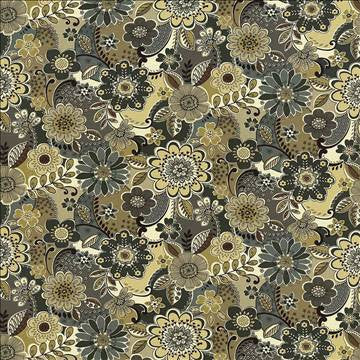 Spring Bouquet Sand Dune by Kasmir Fabric 1416 100% Cotton PAKISTAN 15,000 Wyzenbeek Double Rubs H: 54 inches, V: 27 inches 54 - 55 - Fabric Carolina - Kasmir