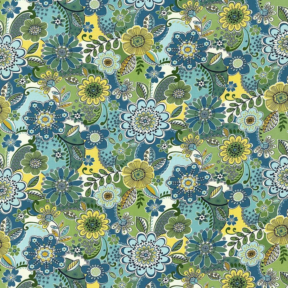 Spring Bouquet Spring Water by Kasmir Fabric 1420 100% Cotton
 PAKISTAN 15,000 Wyzenbeek Double Rubs </p><p>Repeat: Horizontal: 54 inches and Vertical: 27 inches 54 - Fabric Carolina -
