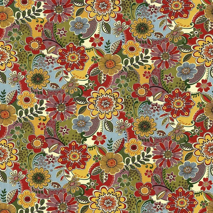 Spring Bouquet Summer  by Kasmir Fabric See sample 100% Cotton
 PAKISTAN 15,000 Wyzenbeek Double Rubs </p><p>Repeat: Horizontal: 54 inches and Vertical: 27 inches 54  - Fabric Carolina -
