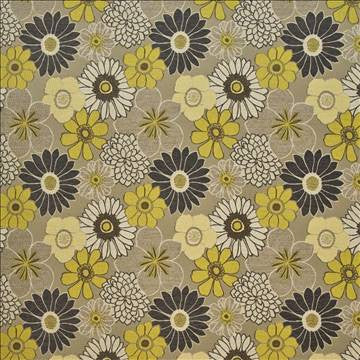 Spring Joy Grey by Kasmir Fabric 1398 100% Polyester CHINA 30,000 Wyzenbeek Double Rubs H: 14 inches, V: 14 6/8 inches 55 - 56 - Fabric Carolina - Kasmir
