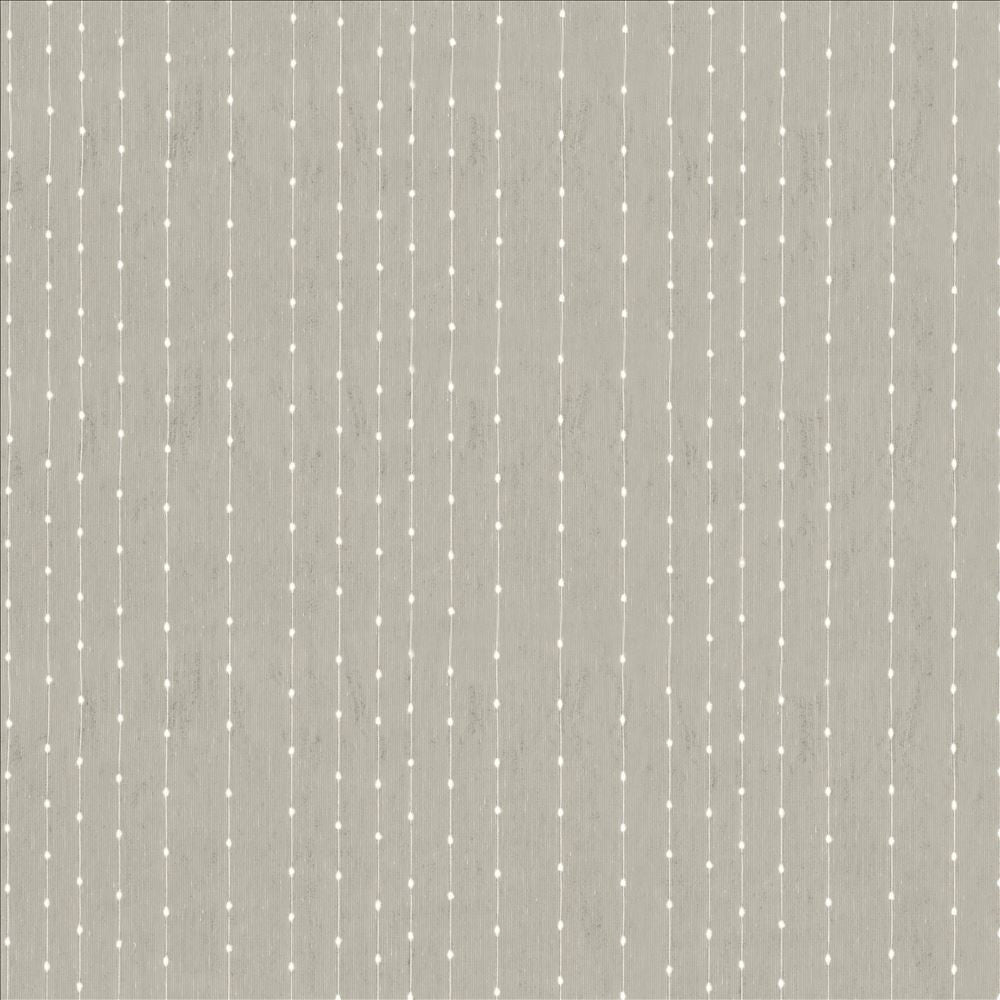 Sprinkle Stripe Ivory by Kasmir Fabric 5076 100% Polyester TURKEY Horizontal: 8 inches and Vertical: 0 Inches 117 - 118 - Fabric Carolina -