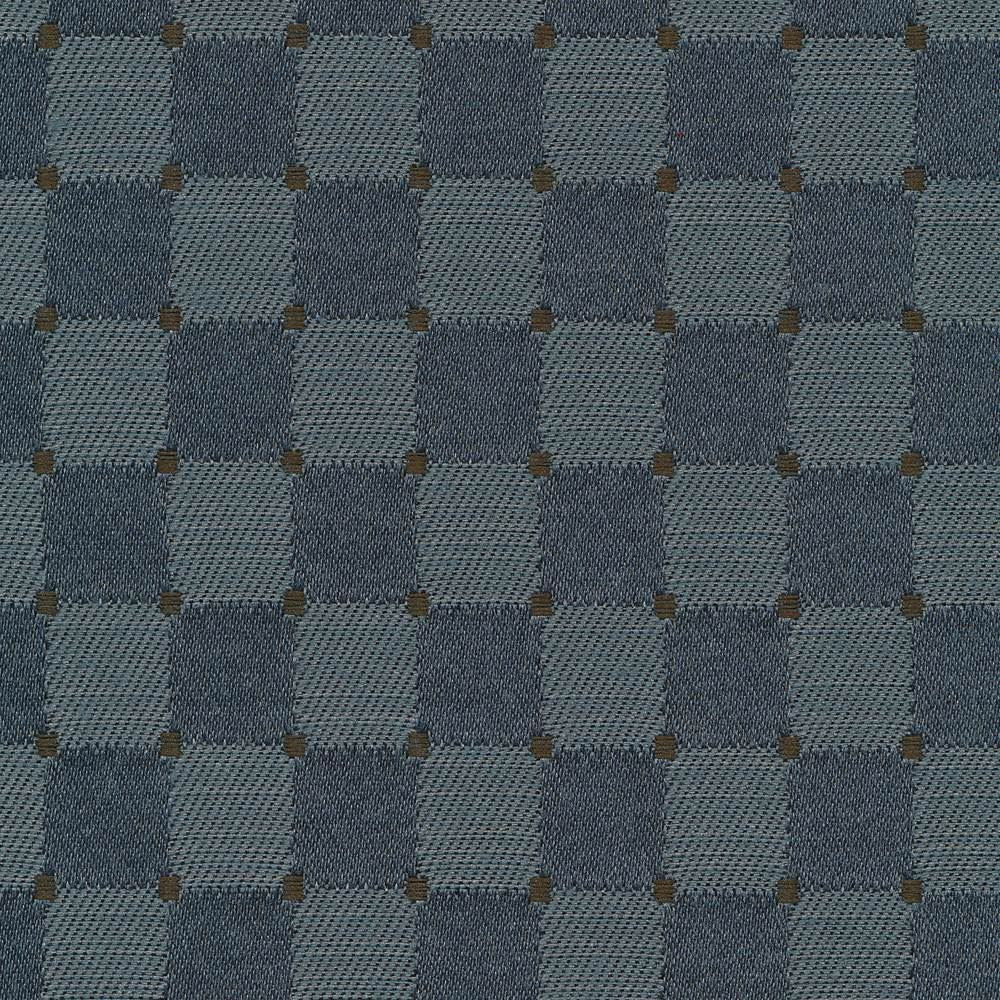 Square Deal Blue Cashmere by Kasmir Fabric 1372 70% Polyester
30% Rayon
 TAIWAN 50,000 Wyzenbeek Double Rubs </p><p>Repeat: Horizontal: 1 2/8 inches and Vertical: 1 inches 54 - Fabric Carolina -