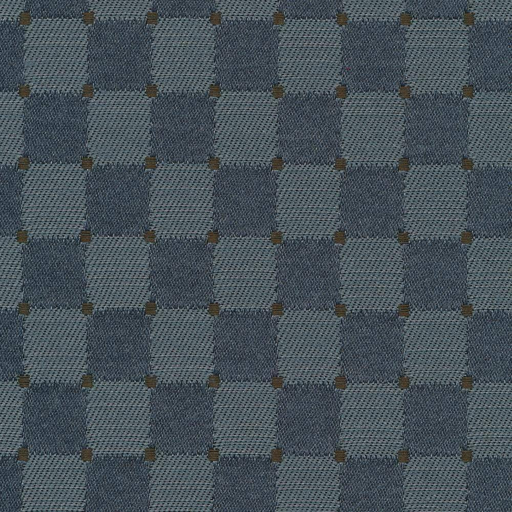 Square Deal Blue Cashmere by Kasmir Fabric 1372 TAIWAN 50,000 Wyzenbeek Double Rubs H: 1 2/8 inches, V:1 inches 54 - Fabric Carolina - Kasmir