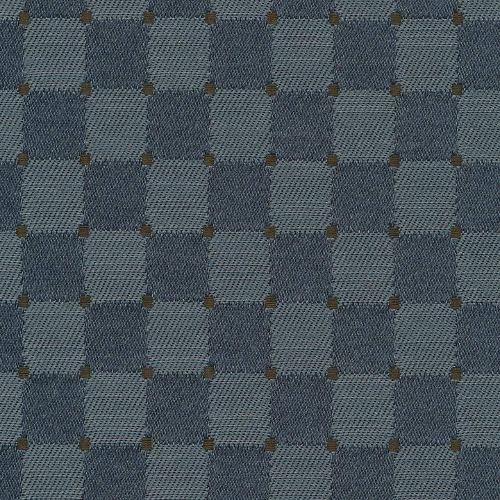 Square Deal Blue Cashmere by Kasmir Fabric 1372 TAIWAN 50,000 Wyzenbeek Double Rubs H: 1 2/8 inches, V:1 inches 54 - Fabric Carolina - Kasmir