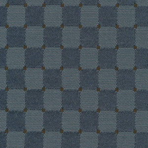 Square Deal Blue Cashmere by Kasmir Fabric