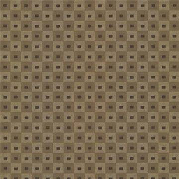 Square Pegs Coffee by Kasmir Fabric 5066 55% Cotton 45% Polyester TAIWAN 30,000 Wyzenbeek Double Rubs H: 1 1/8 inches, V: 1 1/8 inches 54 - 55 - Fabric Carolina - Kasmir