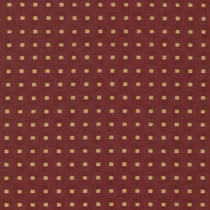Square Pegs Ruby by Kasmir Fabric 5071 55% Cotton 45% Polyester TAIWAN 30,000 Wyzenbeek Double Rubs Horizontal: 1 1/8 inches and Vertical: 1 1/8 inches 54 - 55 - Fabric Carolina -