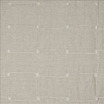 Square Root Flax by Kasmir Fabric 1374 100% Linen Embroidery Contents 100% Rayon INDIA Not Tested H: 13 inches, V: 15 4/8 inches 54 - Fabric Carolina - Kasmir