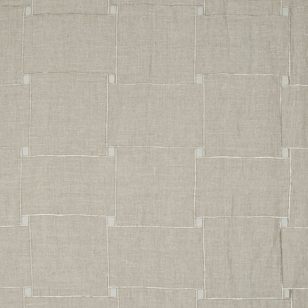 Square Root Flax by Kasmir Fabric 1374 100% Linen
Embroidery
100% Rayon
 INDIA </p><p>Repeat: Horizontal: 13 inches and Vertical: 15 4/8 inches 54 - Fabric Carolina -