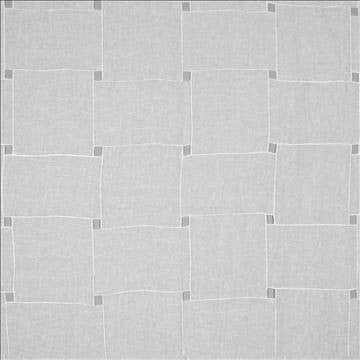 Square Root Snow by Kasmir Fabric 1374 100% Linen Embroidery Contents 100% Rayon INDIA Not Tested H: 13 inches, V: 15 4/8 inches 54 - Fabric Carolina - Kasmir