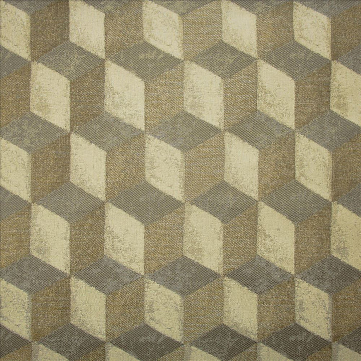 Squares Soft Gold by Kasmir Fabric 5153 40% Polyester 26% Viscose 23% Cotton 11% Linen ITALY 15,000 Wyzenbeek Double Rubs Horizontal: 6 4/8 inches and Vertical: 3 4/8 inches 54 - Fabric Carolina -