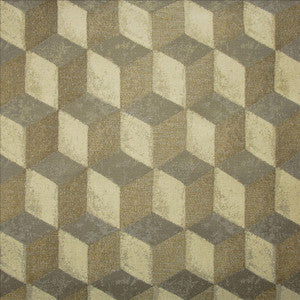 Squares Soft Gold by Kasmir Fabric