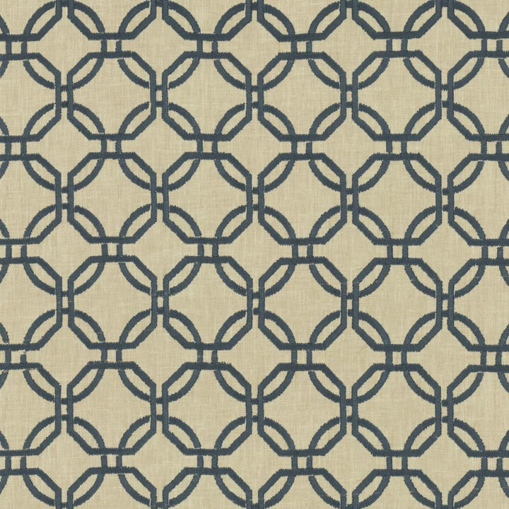 Squircle Navy by Kasmir Fabric 1456 40% Viscose
30% Cotton
30% Polyester
 INDIA </p><p>Repeat: Horizontal: 3 2/8 inches and Vertical: 3 1/8 inches 52 - Fabric Carolina -