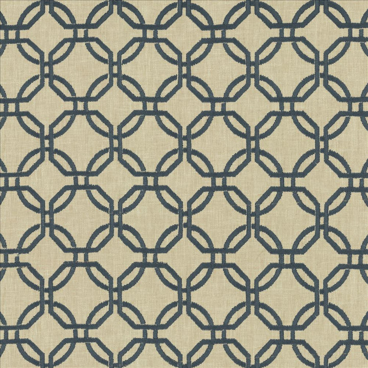 Squircle Navy by Kasmir Fabric 1456 40% Viscose
30% Cotton
30% Polyester
 INDIA </p><p>Repeat: Horizontal: 3 2/8 inches and Vertical: 3 1/8 inches 54 - Fabric Carolina -