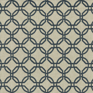 Squircle Navy by Kasmir Fabric