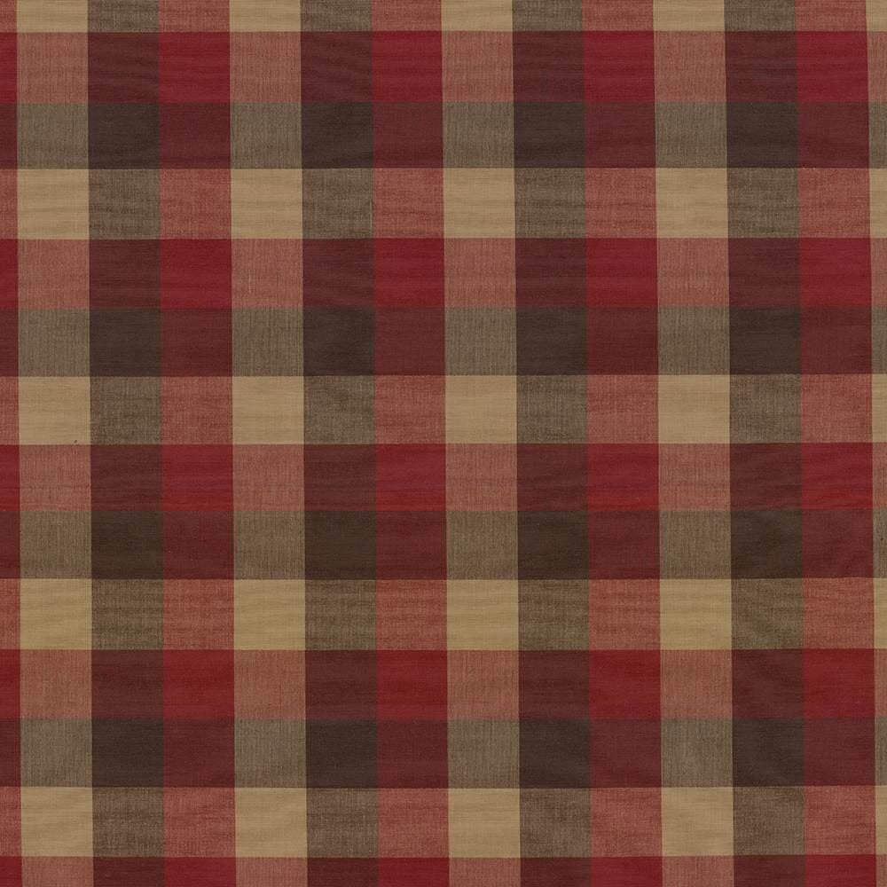 Squire Check Autumn  by Kasmir Fabric 5071 100% Cotton  INDIA  </p><p>Repeat: Horizontal: 6 6/8 inches and Vertical: 6 6/8 inches 54  - Fabric Carolina -