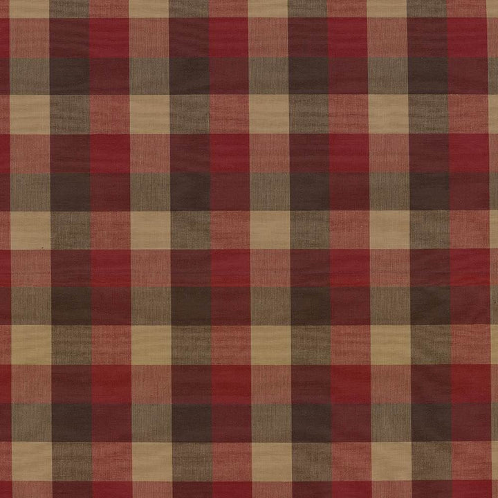 Squire Check Autumn  by Kasmir Fabric 5071 100% Cotton  INDIA  </p><p>Repeat: Horizontal: 6 6/8 inches and Vertical: 6 6/8 inches 54  - Fabric Carolina -