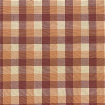Squire Check Melon by Kasmir Fabric 5070 100% Cotton INDIA 6,000 Wyzenbeek Double Rubs H: 6 6/8 inches, V: 6 6/8 inches 54 - Fabric Carolina - Kasmir