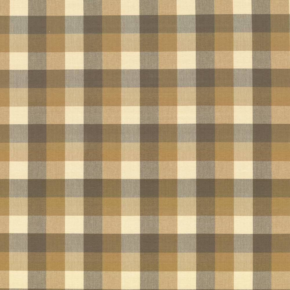 Squire Check Sandstone by Kasmir Fabric 5066 INDIA 6,000 Wyzenbeek Double Rubs H: 6 6/8 inches, V:6 6/8 inches 54 - Fabric Carolina - Kasmir