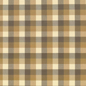 Squire Check Sandstone by Kasmir Fabric