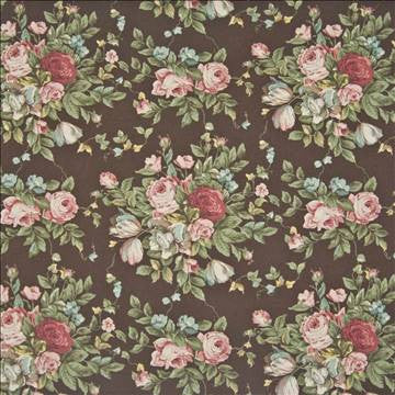St James Park Chocolate by Kasmir Fabric 1390 100% Cotton USA 15,000 Wyzenbeek Double Rubs H: 27 inches, V: 24 4/8 inches 54 - Fabric Carolina - Kasmir