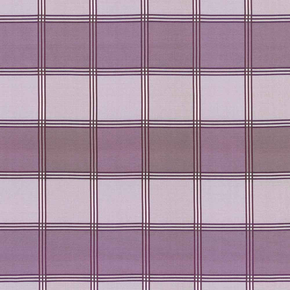 St Martin Plaid Plum by Kasmir Fabric 8003 INDIA 15,000 Wyzenbeek Double Rubs H: 12 6/8 inches, V:13 2/8 inches 54 - 55 - Fabric Carolina - Kasmir