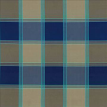 St Martin Plaid Royal by Kasmir Fabric 8003 100% Polyester INDIA 15,000 Wyzenbeek Double Rubs H: 12 6/8 inches, V: 13 2/8 inches 54 - 55 - Fabric Carolina - Kasmir