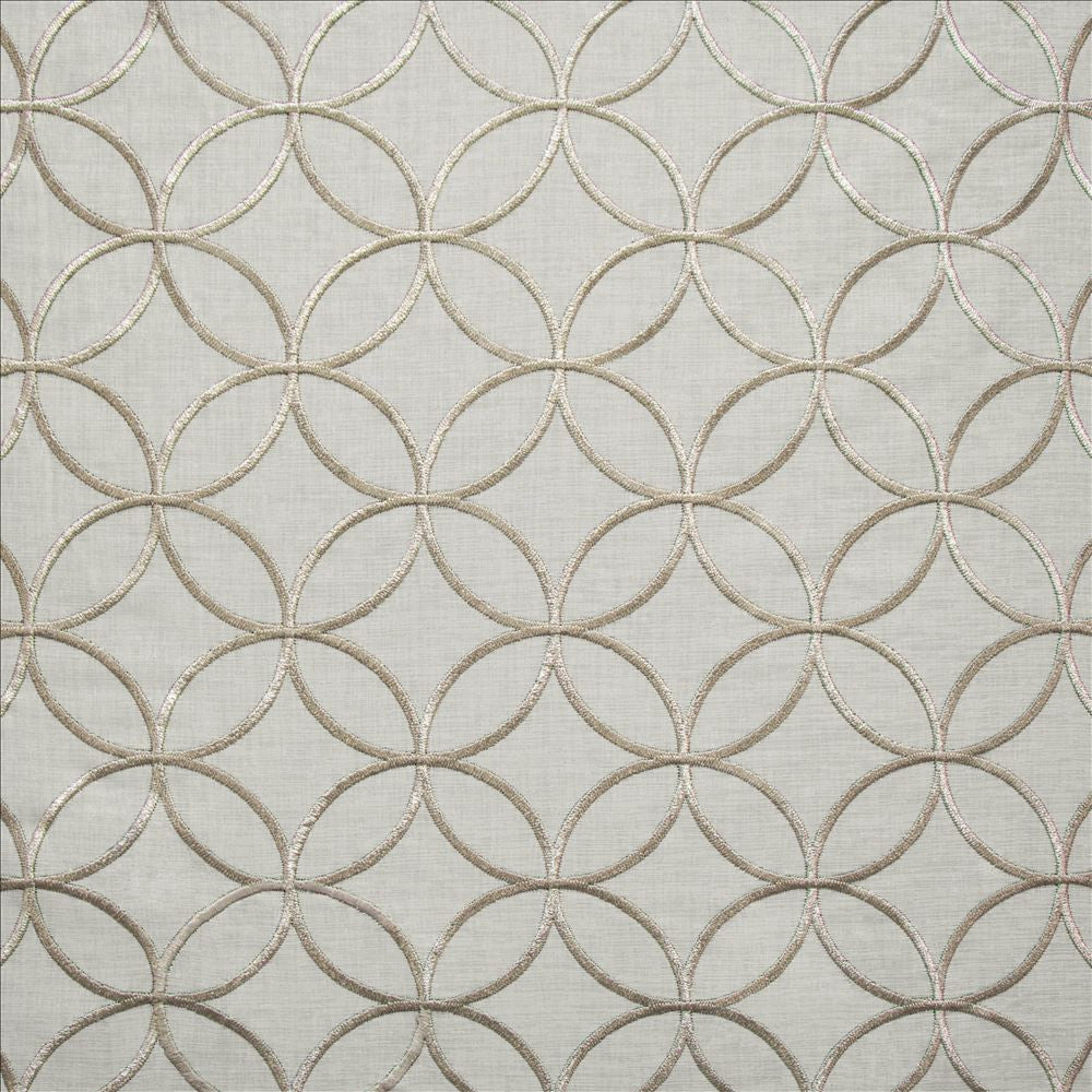 Starla Silver by Kasmir Fabric 5157 100% Polyester TURKEY Not Tested Horizontal: 4 1/8 inches and Vertical: 4 1/8 inches 59 - Fabric Carolina -