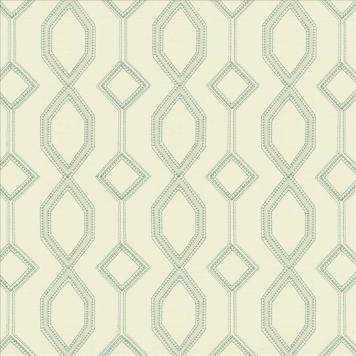 Station Aqua by Kasmir Fabric 5156 100% Cotton
 INDIA 30,000 Martindale Cycles Horizontal: 8 4/8 inches and Vertical: 7 4/8 inches 54 - Fabric Carolina -