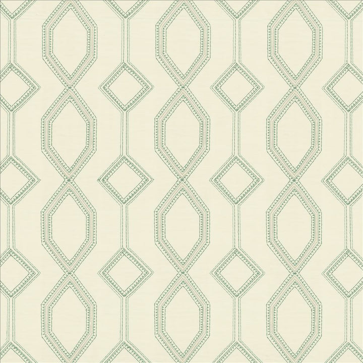 Station Aqua by Kasmir Fabric 5156 100% Cotton
 INDIA </p><p>Repeat: Horizontal: 8 4/8 inches and Vertical: 7 4/8 inches 54 - Fabric Carolina -