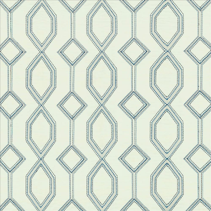 Station Navy by Kasmir Fabric 5156 100% Cotton INDIA 30,000 Martindale Cycles Horizontal: 8 4/8 inches and Vertical: 7 4/8 inches 54 - Fabric Carolina -
