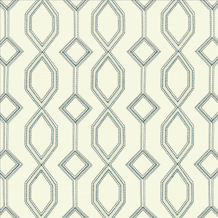 Station Navy by Kasmir Fabric 5156 100% Cotton
 INDIA </p><p>Repeat: Horizontal: 8 4/8 inches and Vertical: 7 4/8 inches 54 - Fabric Carolina -
